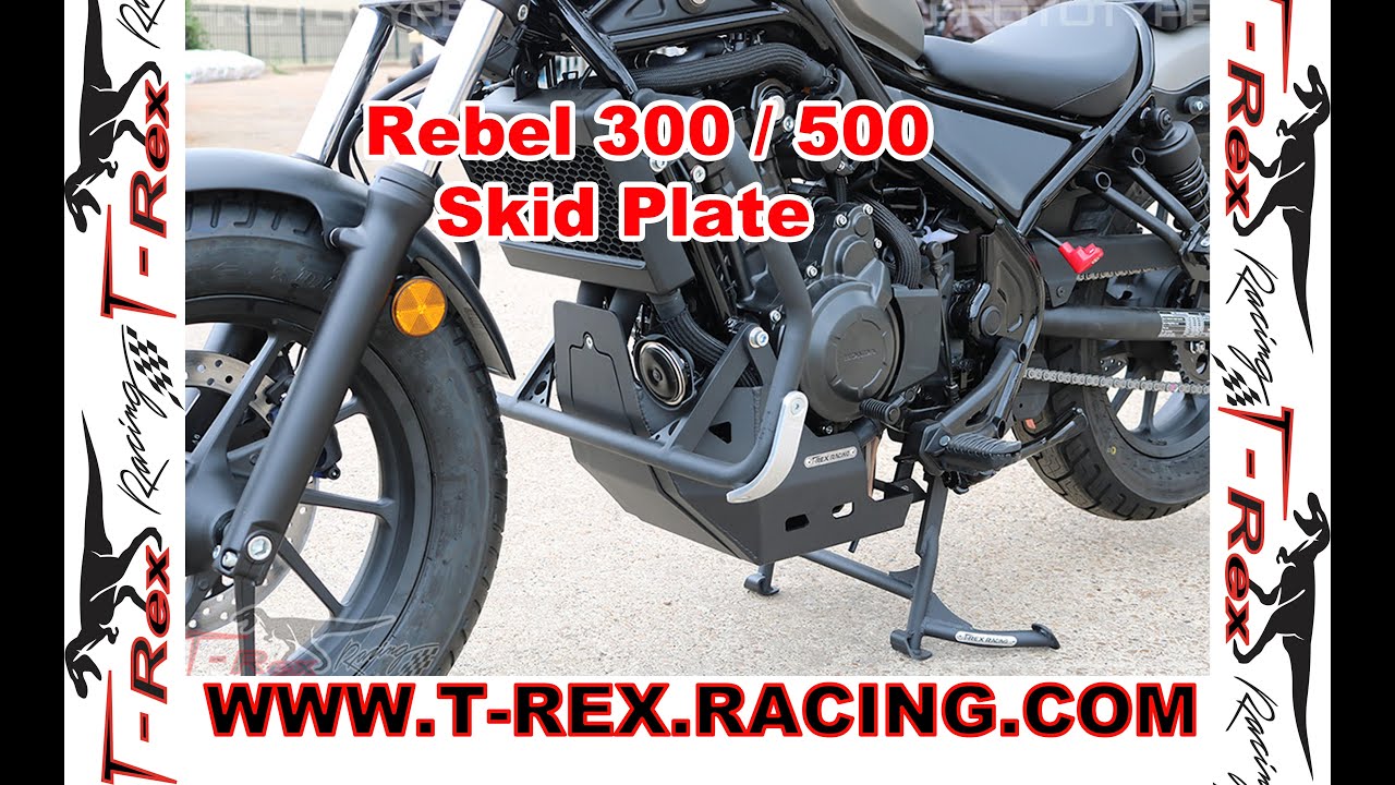 Защитная пластина для моделей Honda Rebel 300 / 500 с ABS и без ABS T-Rex Racing