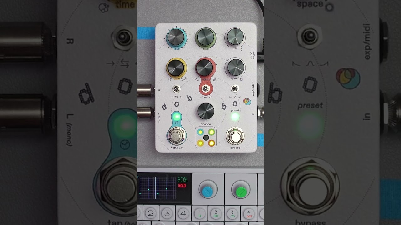Listen to the Dobbo chance knob play! Full demo up now. #granularsynthesis #guitarpedals #op1