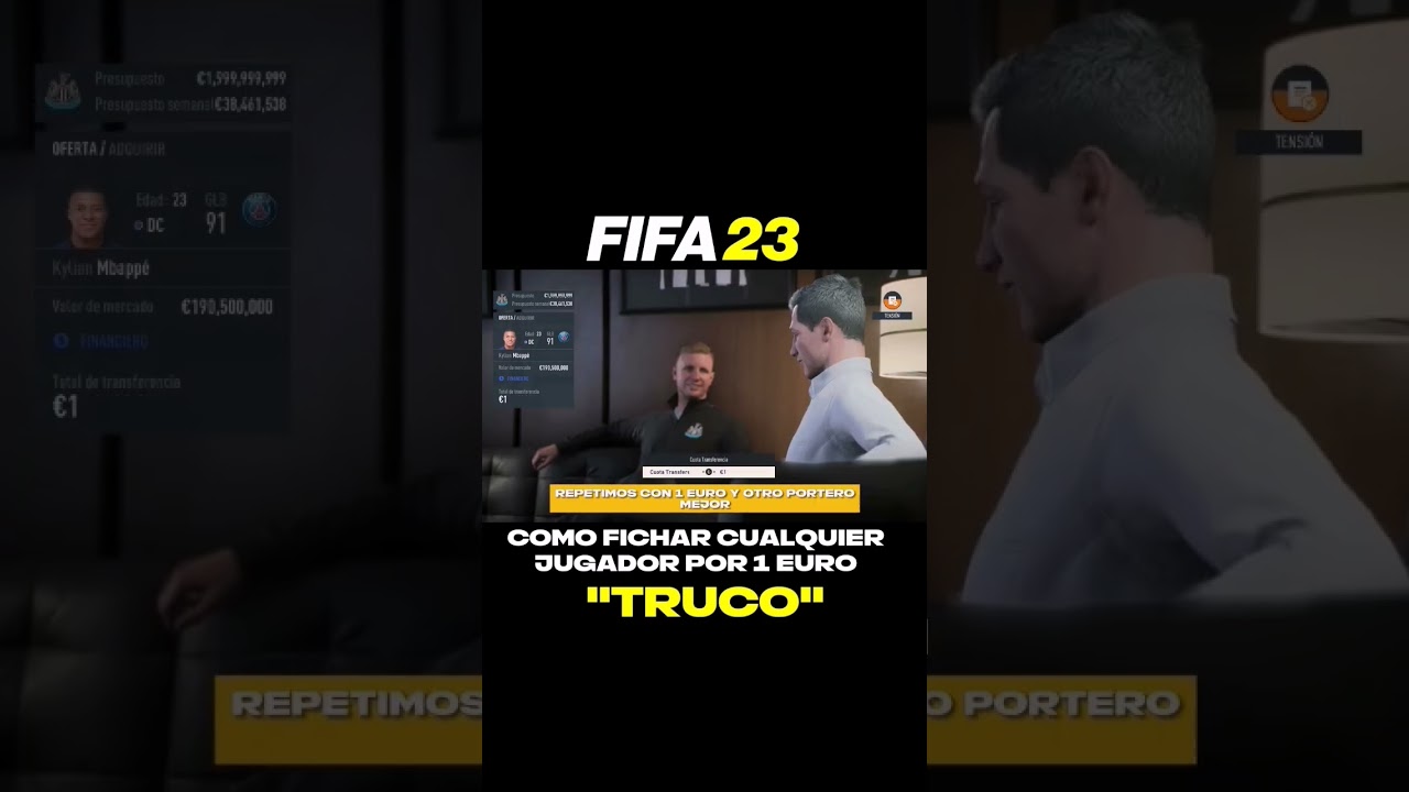 HAZ ESTO PARA FICHAR POR &euro;1 FIFA 23 Modo Carrera #shorts