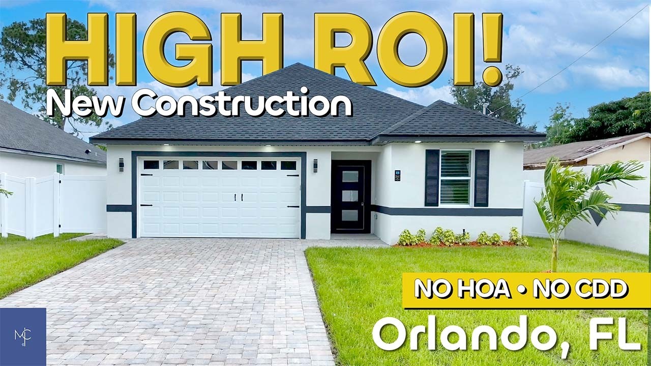 Совершенно новый дом с 4 спальнями в Орландо | Без платы за обслуживание территории, высокая окуп...
