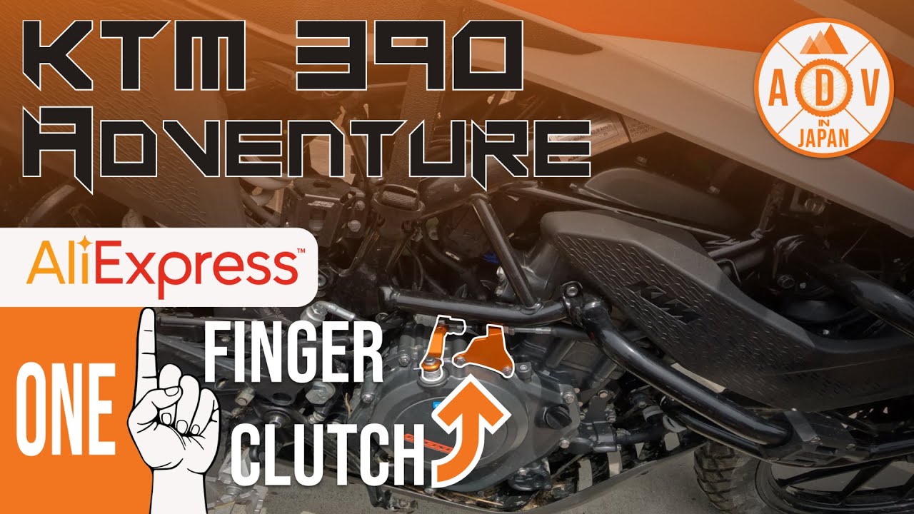 #29 - KTM 390 Adventure | Aliexpress One Finger Clutch Arm Install