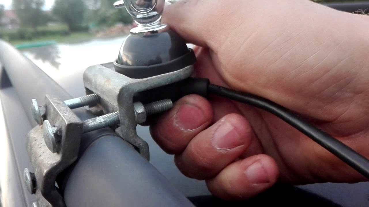 Montaż anteny CB Farun 1200 na testy