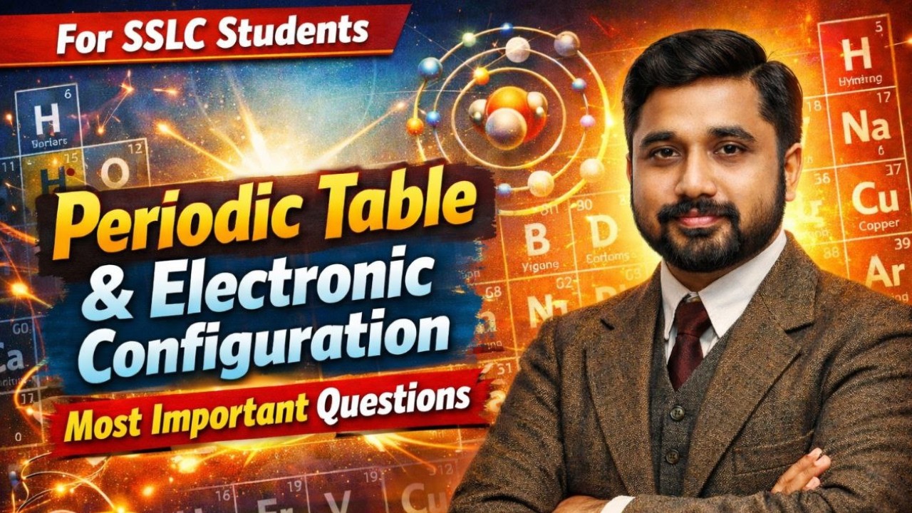 PERIODIC TABLE AND ELECTRON CONFIGURATION | എങ്ങനെ ചോദ്യങ്ങൾ വരും?|IMPORTANTquestions CHEMISTRY 2026