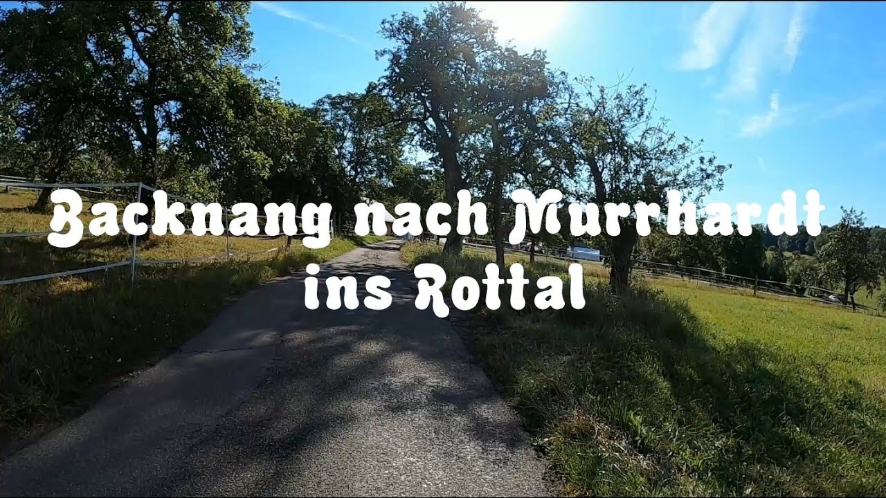 Radtour von Backnang nach Murrhardt ins Rottal