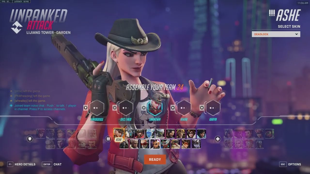Ashe No Commentary Overwatch 2 (PC 1080p 60)