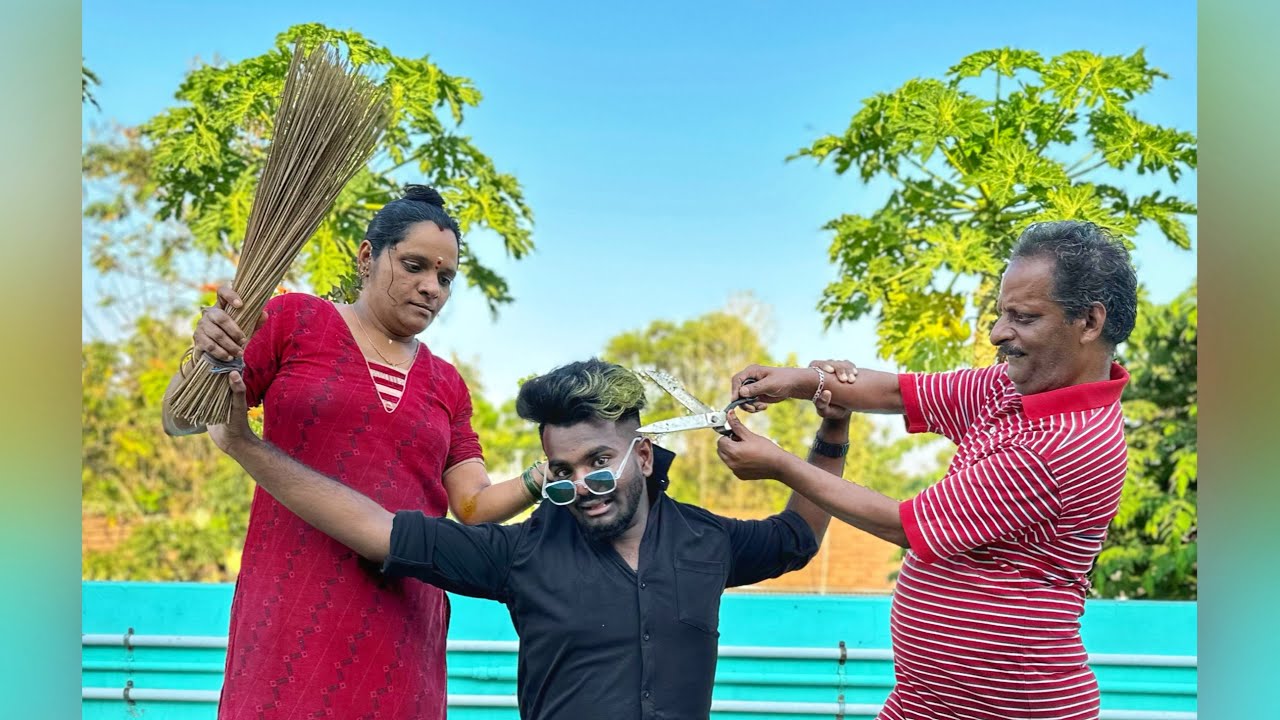 FAKE 💈 HAIR COLOURING PRANK TO MY FAMILY 💇✨ - #vlog #trendingvideo #prank #family