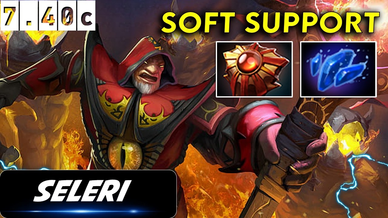 Seleri Warlock Soft Support - Dota 2 Patch 7.40c Pro Player Full Gameplay