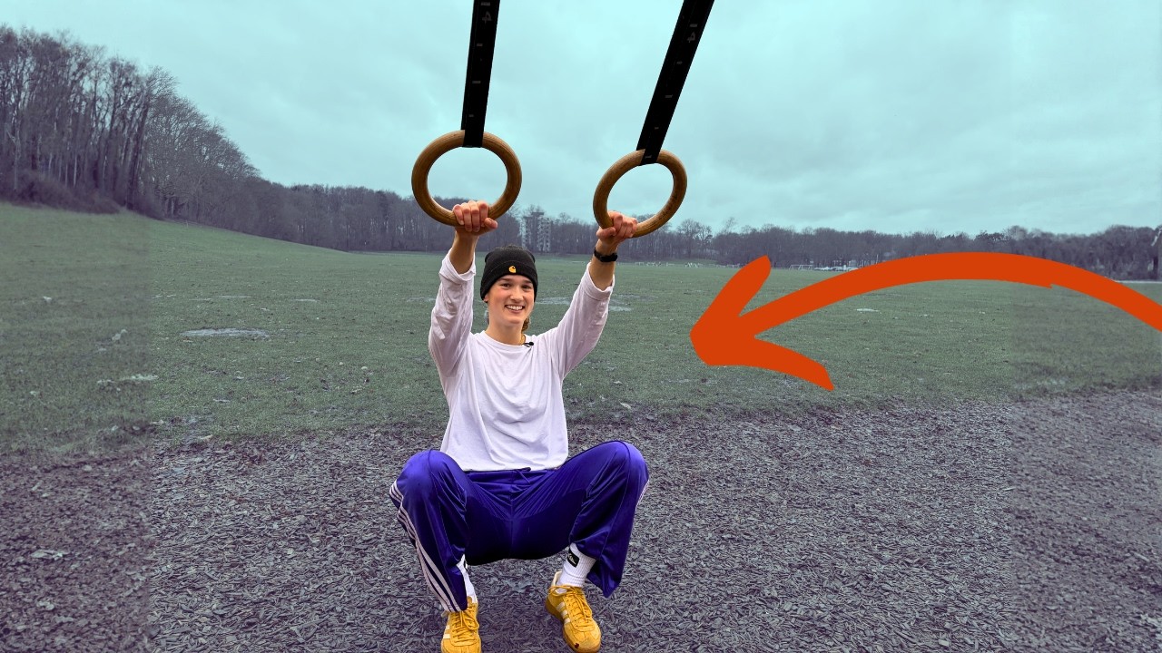 Entraînement aux anneaux adapté pour mon père