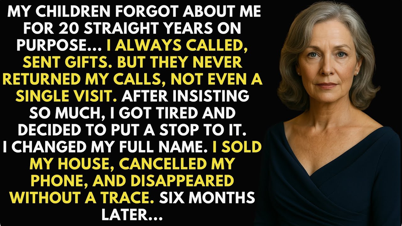 My Kids Purposely Forgot Me For 20 Years, So I Changed My Name & Never Came Back!