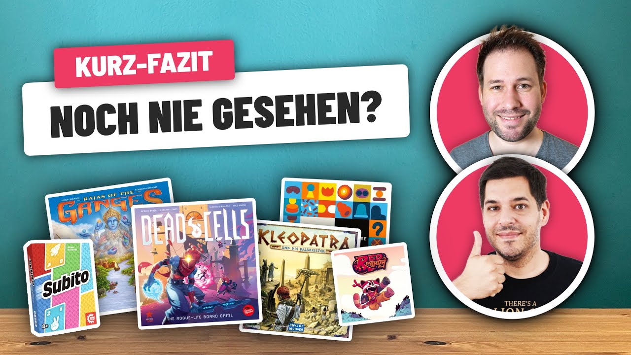 6 Brettspiele, die uns überrascht haben!