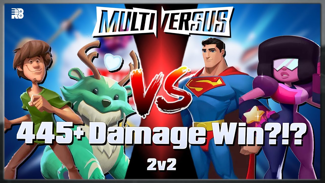 HUGE Damage from who!?! 2v2 Online Team Battles [Multiversus Closed Alpha Gameplay]