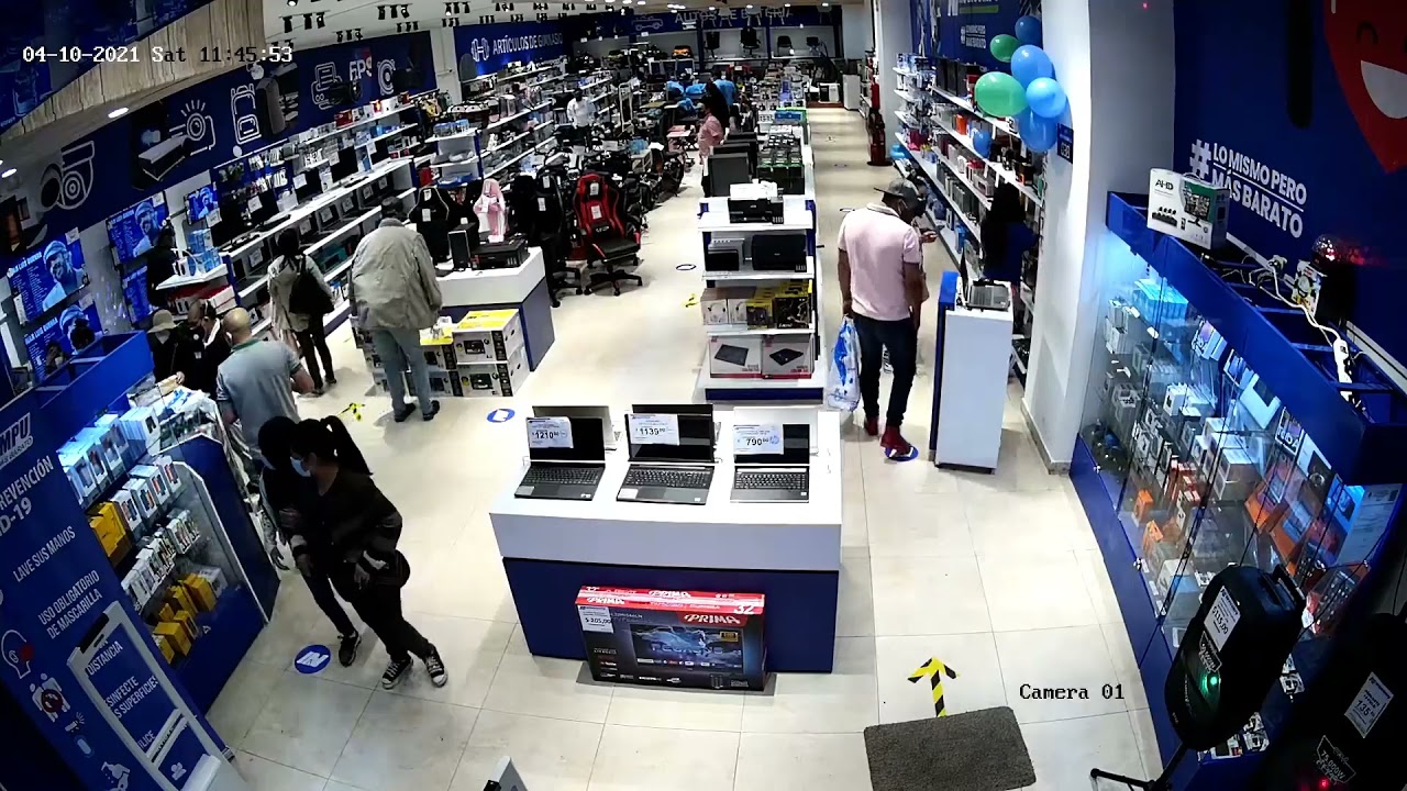 Robo en Centro comercial el recreo Novicompu recompensa del 50%