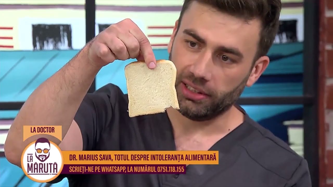 Dr. Marius Sava, totul despre intoleranța alimentară