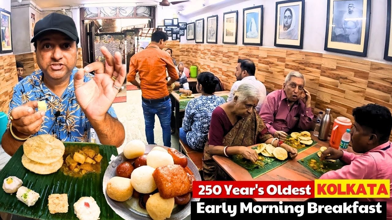 India’s 250 Years Kolkata’s Oldest Moring Breakfast Hub | Adi Haridas Modak  Indian food
