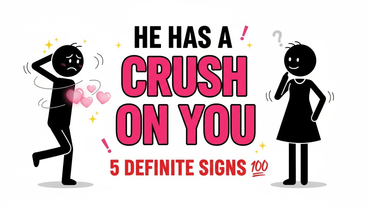 5 Undeniable Psychological Signs He’s Crushing on You ❤️ Men Can’t Fake These