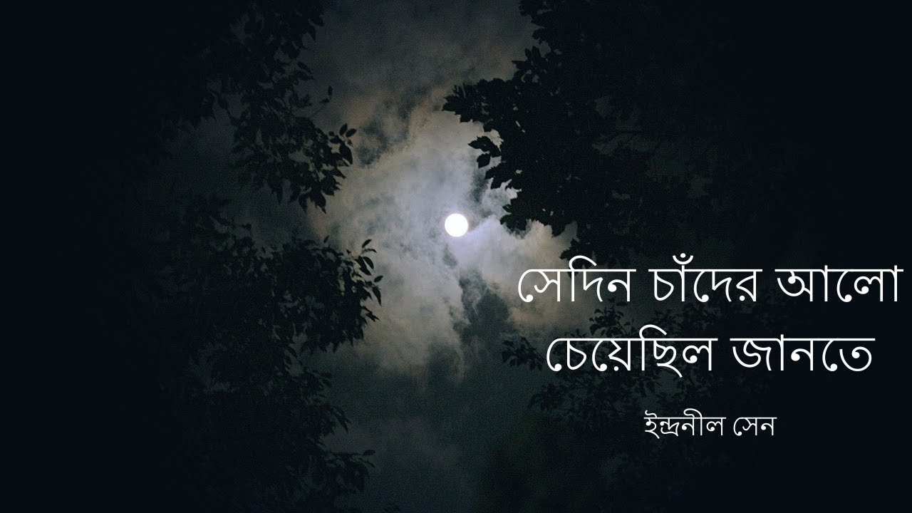 Shedin Chander Alo (Lyrics) by Indranil Sen l সেদিন চাঁদের আলো চেয়েছিলো জানতে ... ইন্দ্রনীল সেন