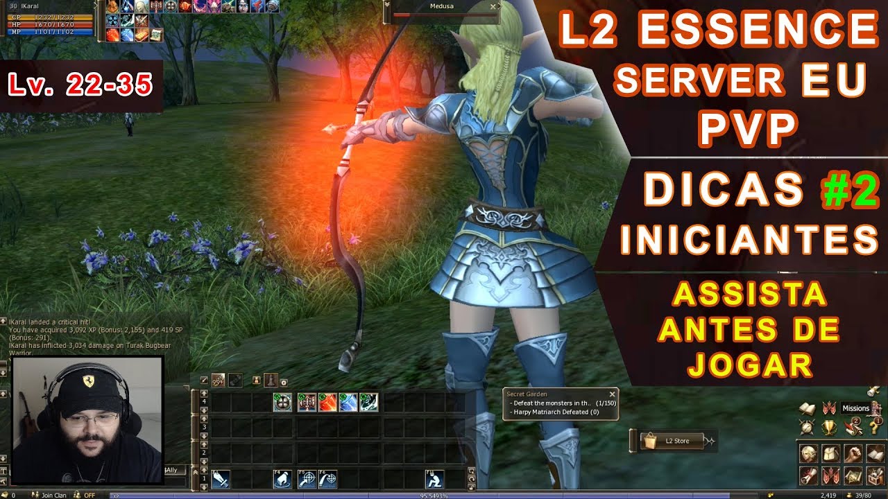 Lineage 2 Essence EU - Assista antes de Jogar (Dicas para Iniciantes) Lv. 22-35 | Parte #2