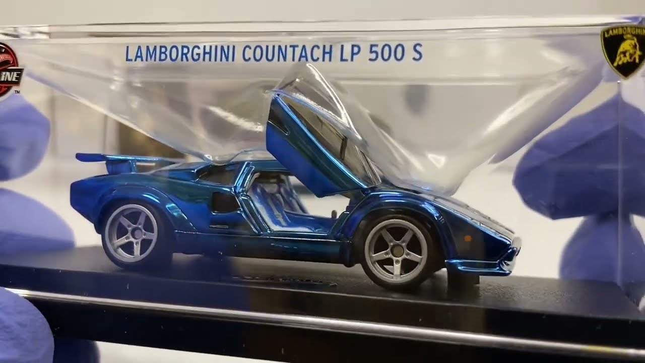 RLC ‘82 LAMBORGHINI COUNTACH LP500 S. #Hotwheels #Unboxing #Diecast