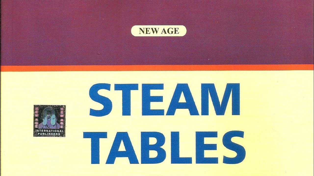 الجزء الثاني:طريقة استخدام جداول الماء Steam Tables في دورة رانكن الحرارية How to use steam tables