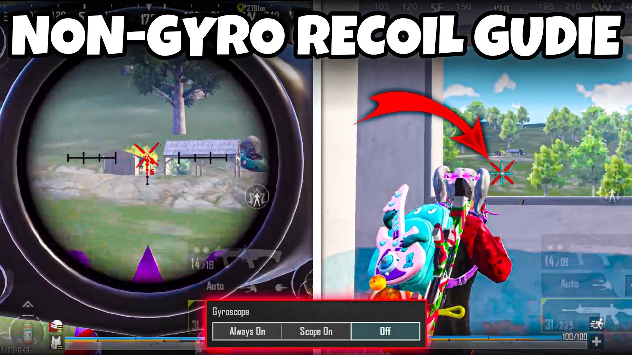 RECOIL CONTROL GUIDE FOR NON-GYRO PLAYERS FOR ZERO RECOIL🔥(Tips/Tricks) Mew2.