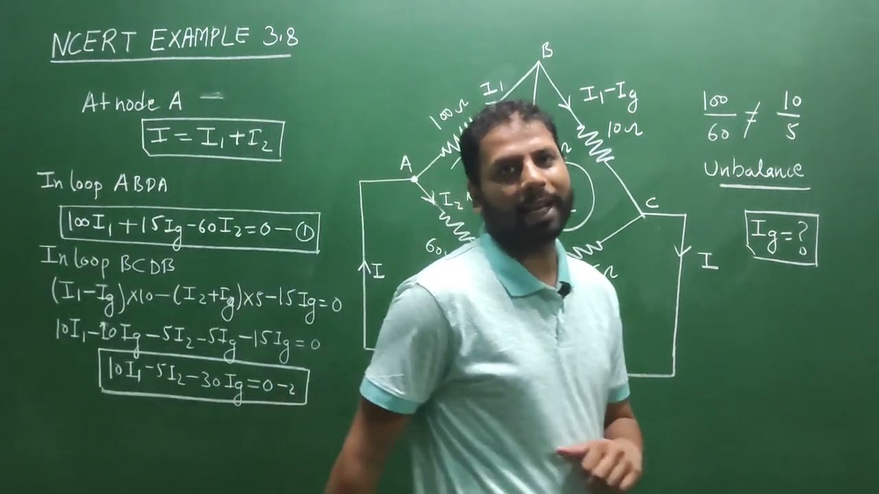 Ncert Example 3.8 |Current Electricity | #jee#ncert#cbse#wheatstone_bridge  @physicswithrishirajsir