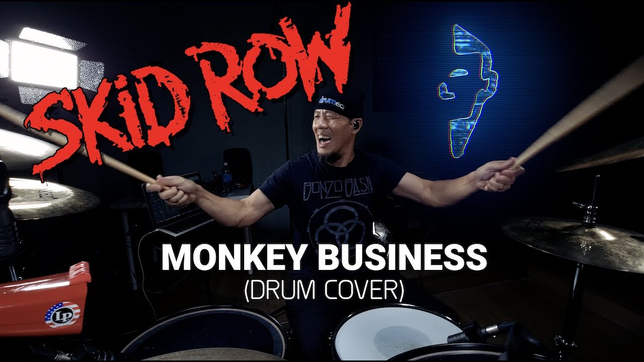 Skid Row - Monkey Business (Brandon Khoo Drum Cover)