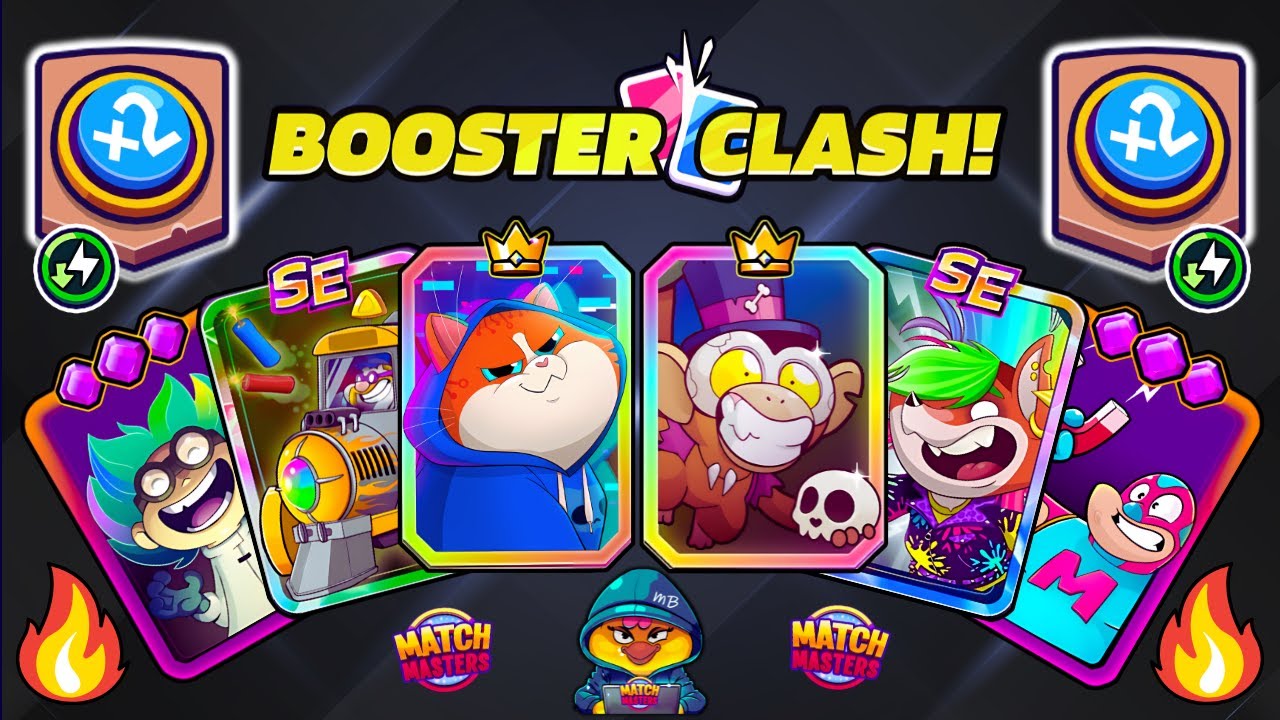 HOW TO WIN FREE BOOSTERS on BOOSTER CLASH🔥 x6 BEST on MATCH MASTERS MOVES MULTIPLIER