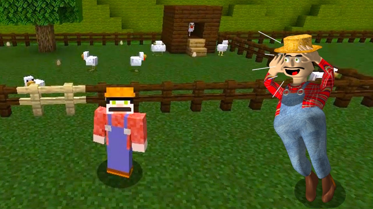 JUCA PAÇOCA e o GALO GIGANTE no MINECRAFT
