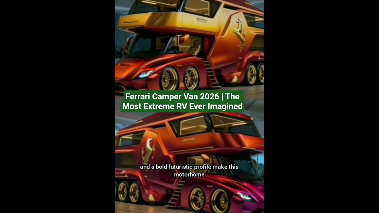 2026 Ferrari Motorhome 😱 Supercar Becomes a Luxury RV