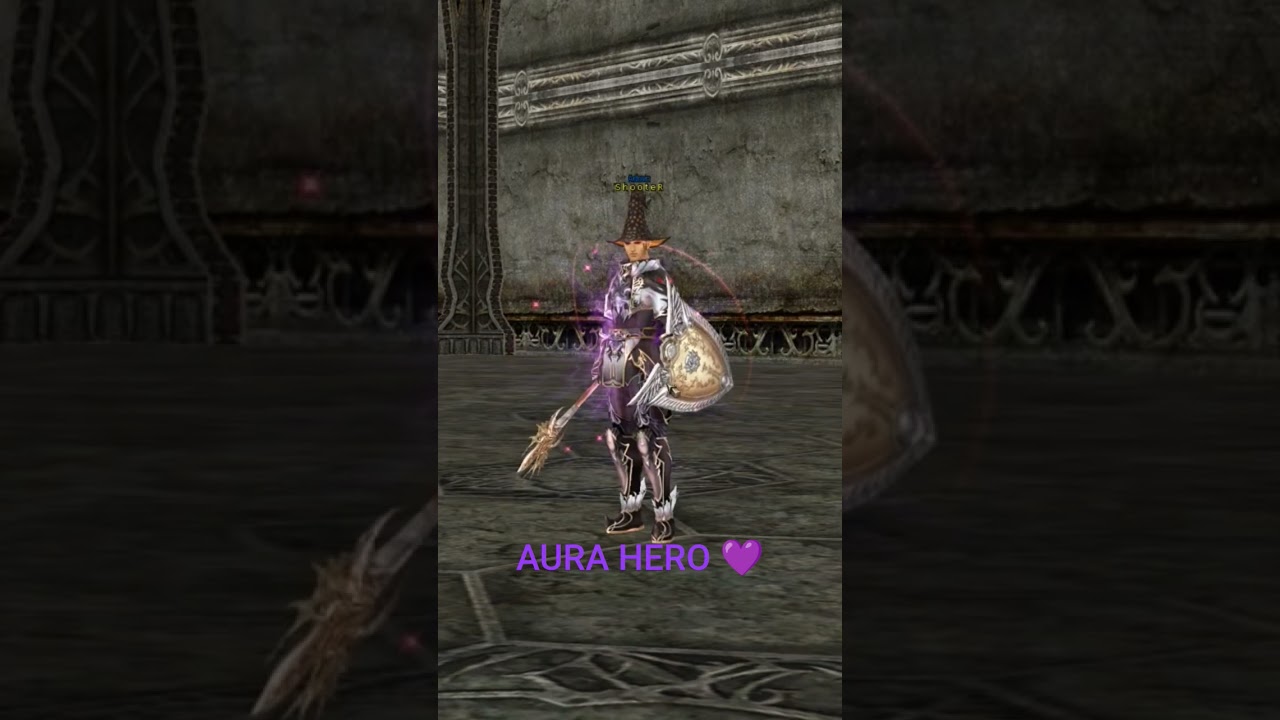 Aura Hero 💜✅ #interface #lineage2 #lineage #lineage2m