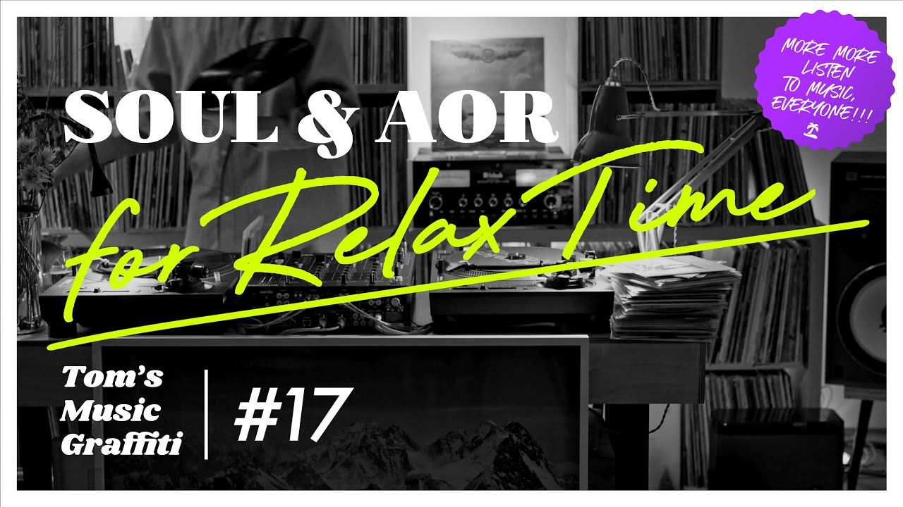 SOUL & AOR VINYL HOUR - Tom's Music Graffiti # 17 #soul #aor #disco #seaside #music #vinyl