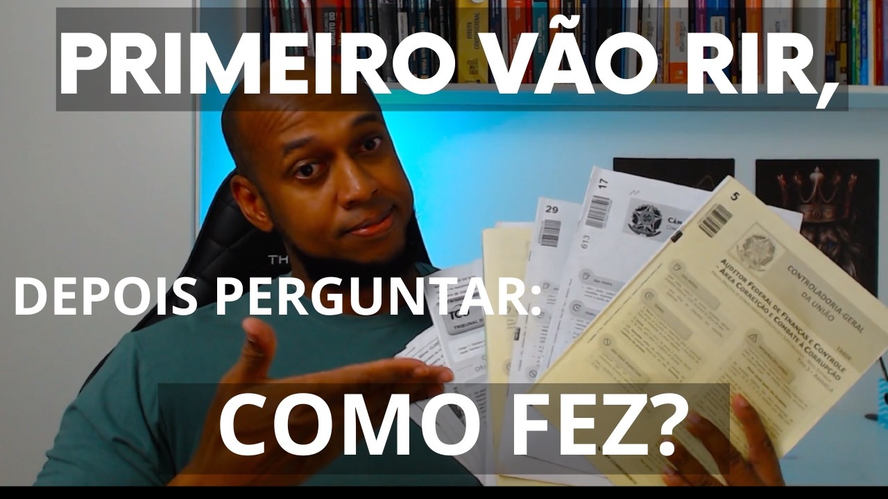 AUDITOR FEDERAL - Aprovado após 50 provas!
