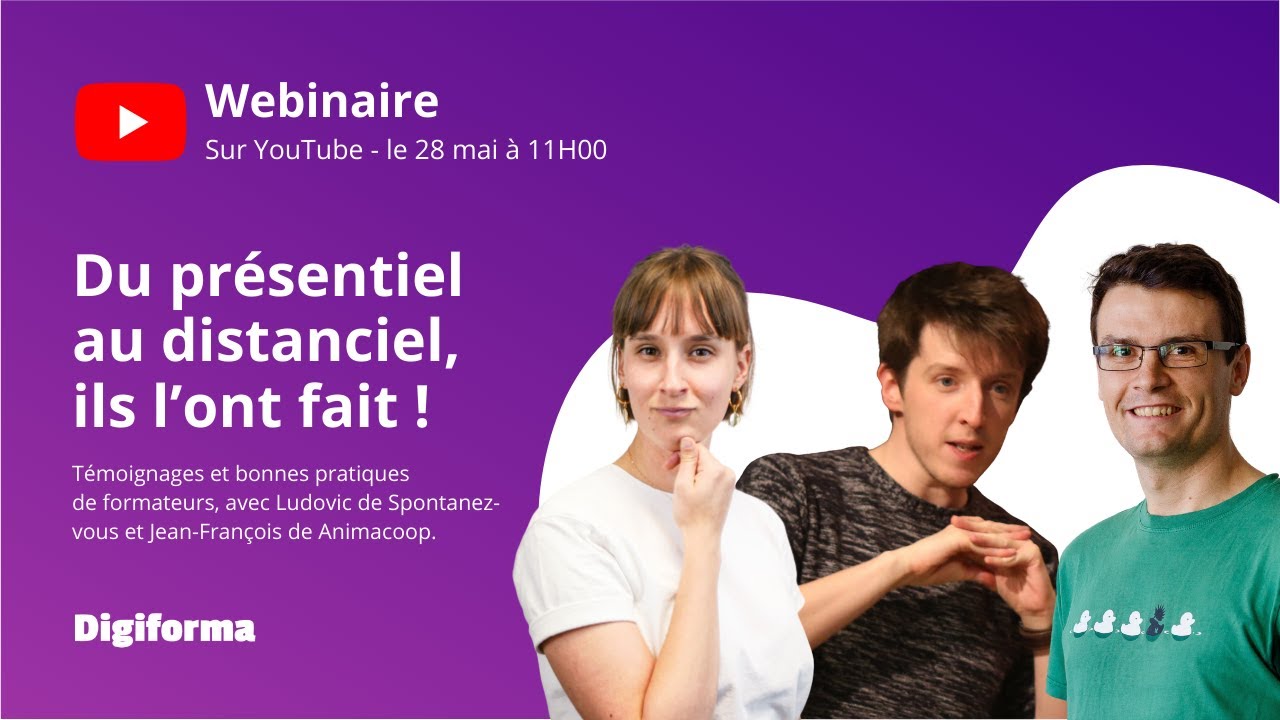 [Webinaire] Transformer le présentiel en distanciel : Témoignages et bonnes pratiques formateurs