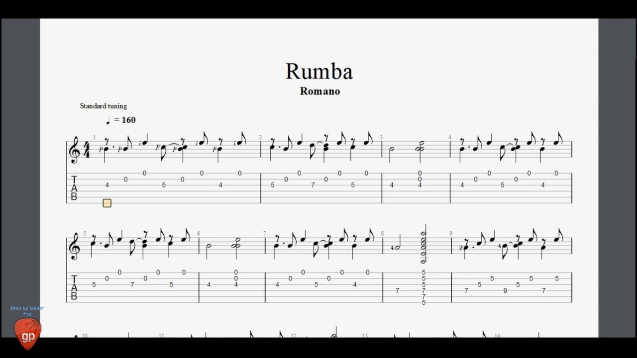 Rumba Flamenco - Guitar Pro Tab
