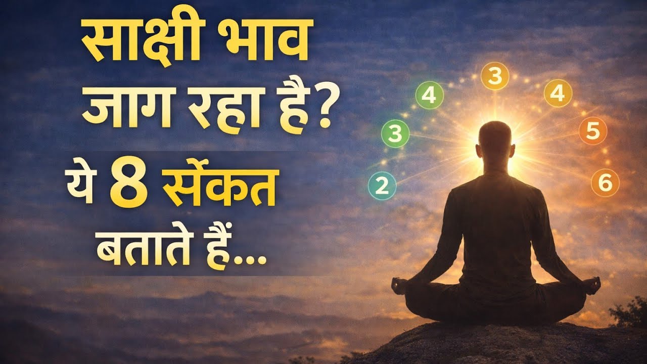 साक्षी भाव जाग रहा है? ये 8 संकेत बताते हैं कि चेतना बदल रही है | Signs of Witness Consciousness