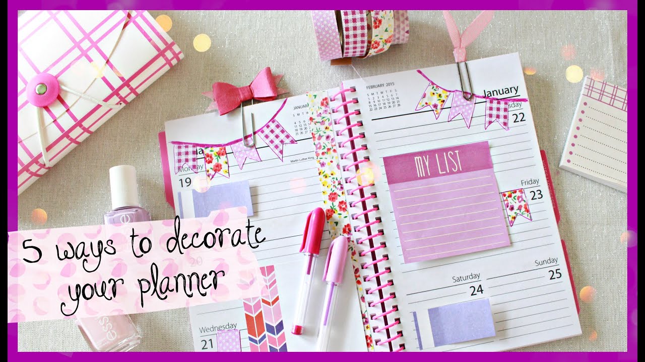 5 ДОСТУПНЫХ СПОСОБОВ УКРАШИТЬ ВАШ ПЛАНЕР | #PlanningWithBelinda