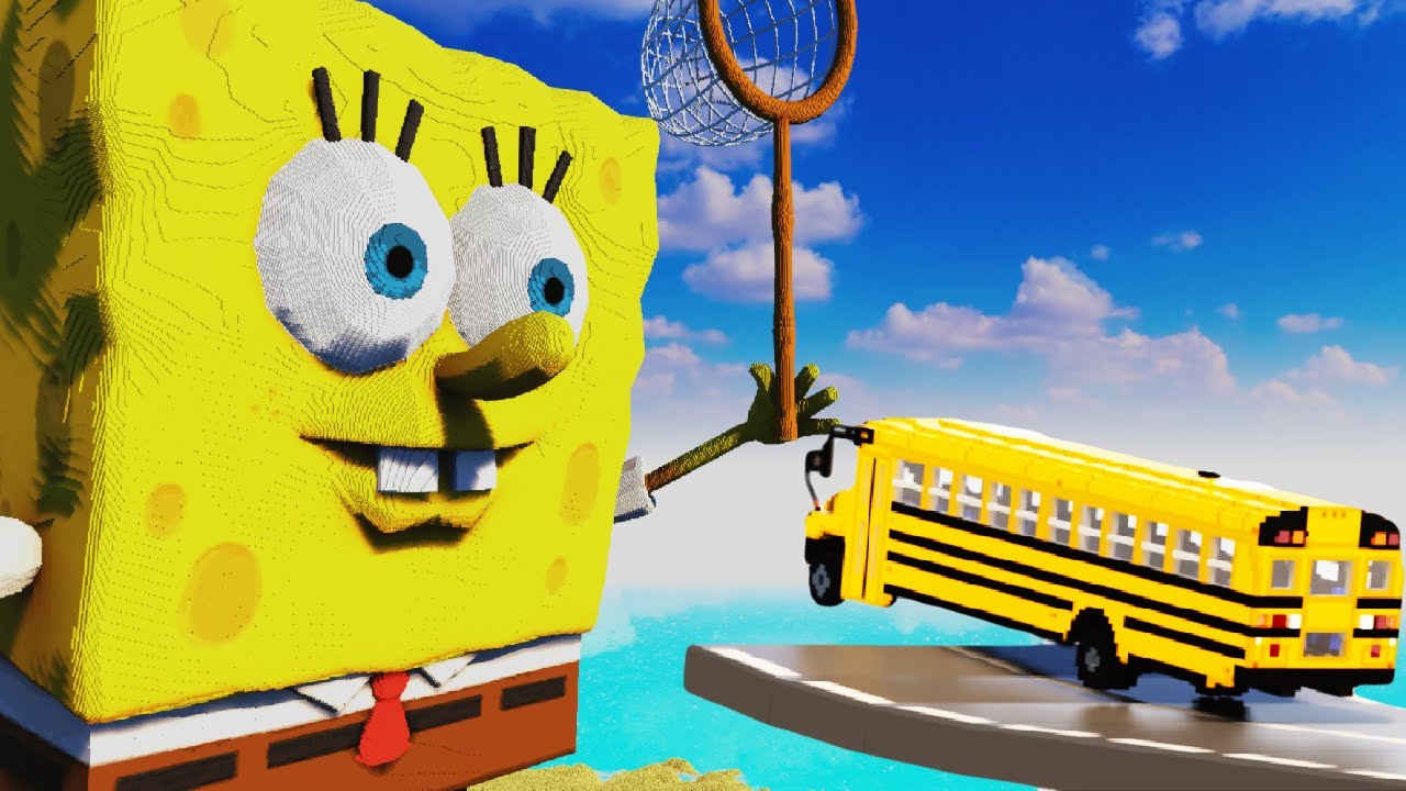 Cars vs SpongeBob | Teardown
