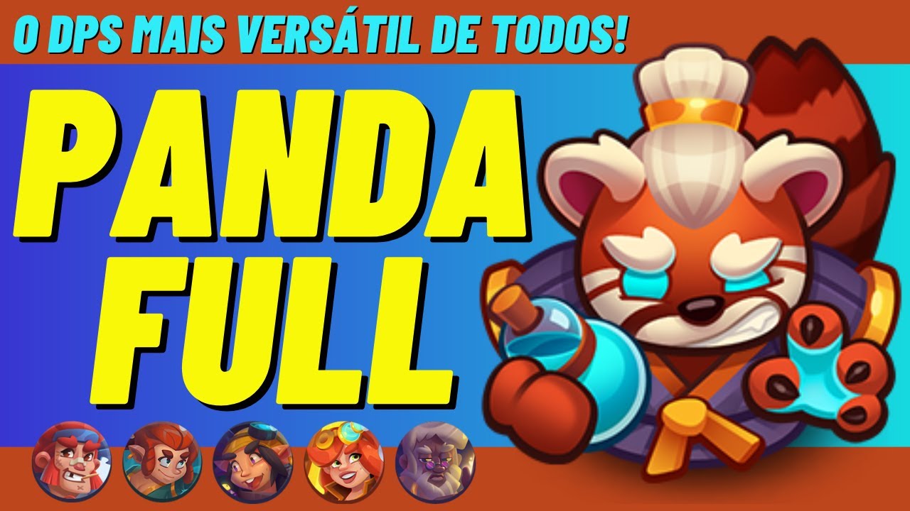 Rush Royale - Panda lvl15 finalmente!!! l Gameplay português PT-BR