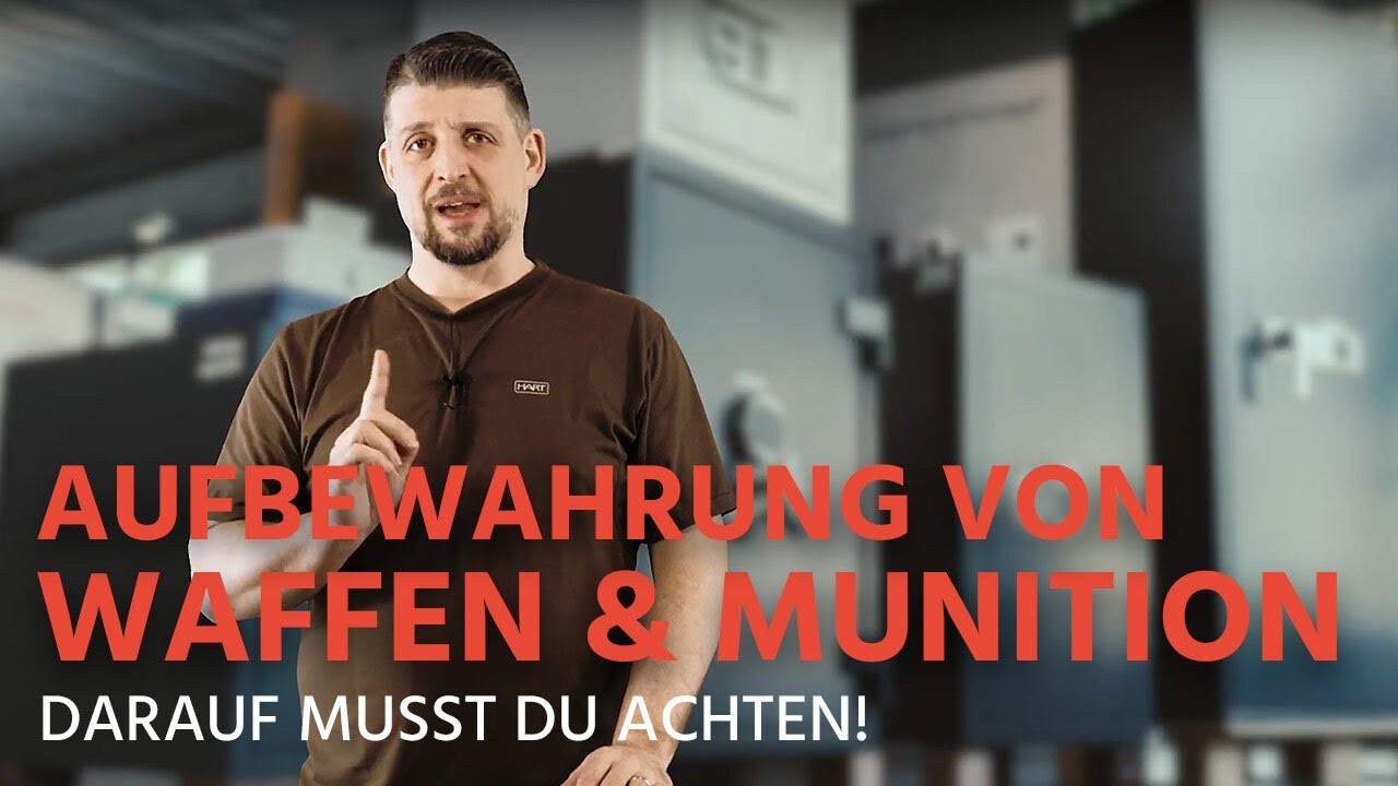 Waffenschränke und Aufbewahrung von Waffen und Munition - Auf was Du achten musst!