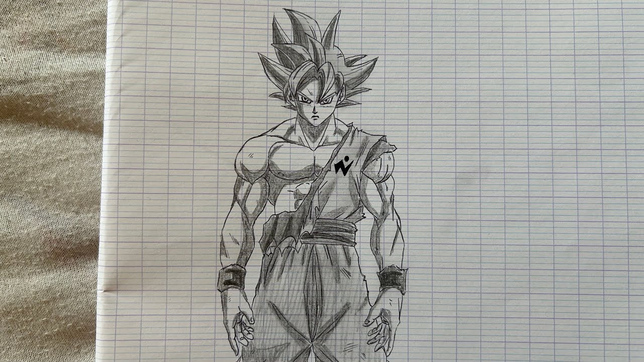 Dessiner Goku Ultra Instinct – Step by Step Tutorial 