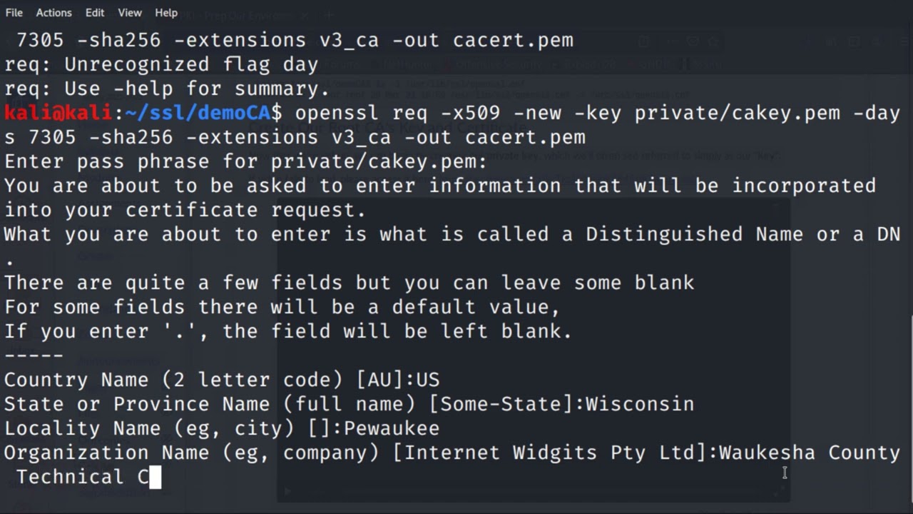 Implementing a Custom Public Key Infrastructure (PKI)