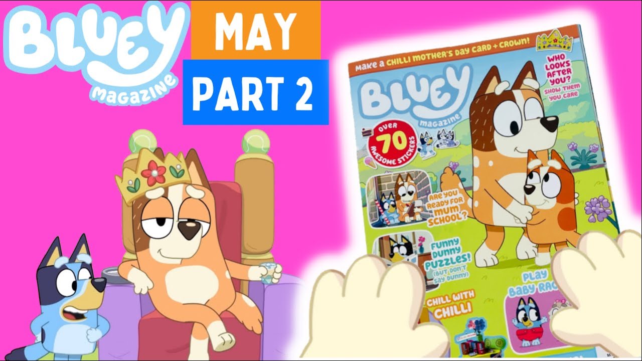 💙🐶 BLUEY Magazine - May 2022 Issue Part 2 ‼️  | Bluey Books & Crafts | Disney Jr | ABC Kids