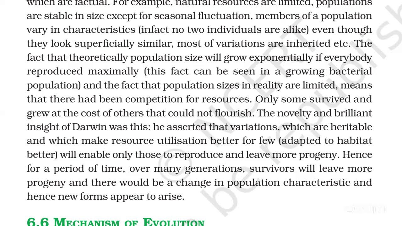 SHEBAH BIOLOGY EVOLUTION CLASS 3