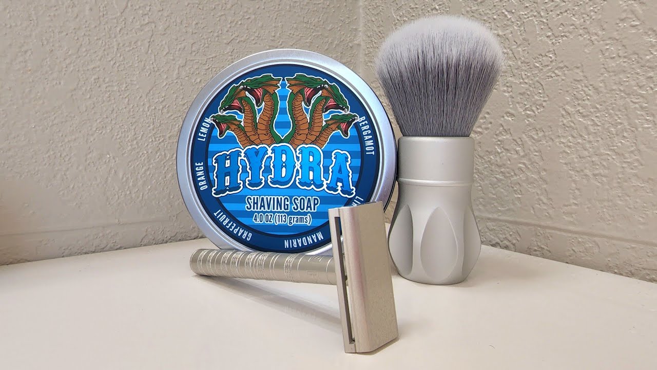 Dr. Jon's Hydra, Alpha Shaving Company Outlaw Brush, & Henson Shaving Agressive +++ Razor