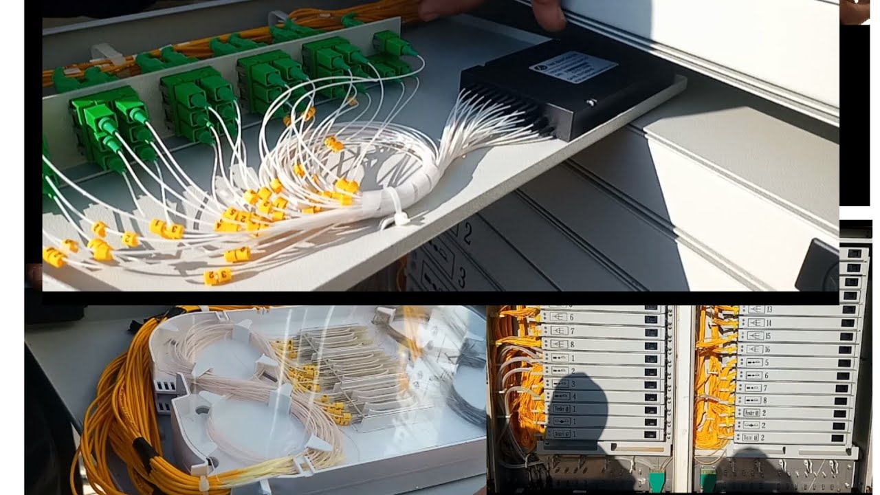 SRO. (sous repartiteur. fibre optique)موزع المشتركين الالياف البصرية)