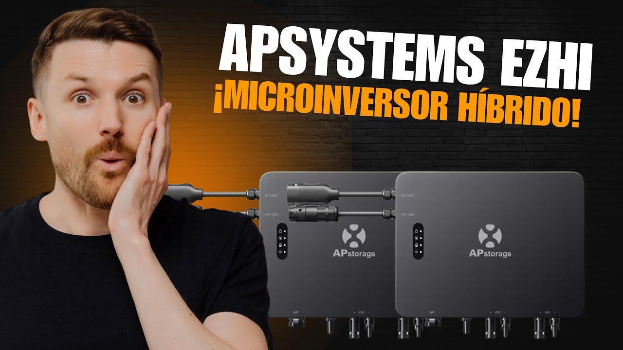 Probamos el primer Microinversor + Batería, ON+OFF-GRID | Montamos APSystems EZHI + HAILEI Batería