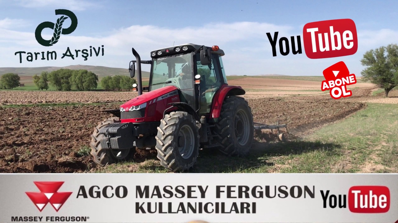 Massey Ferguson 5430 Dyna 4 5li 12 numara Alpler Pulluk 8 km/h