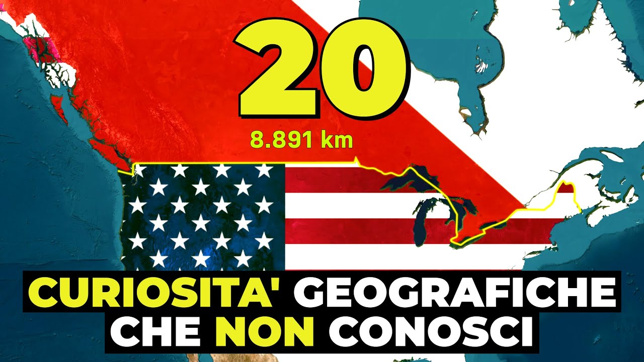 🌍 20 curiosit&agrave; incredibili sulla geografia che forse non conosci! 🗺️
