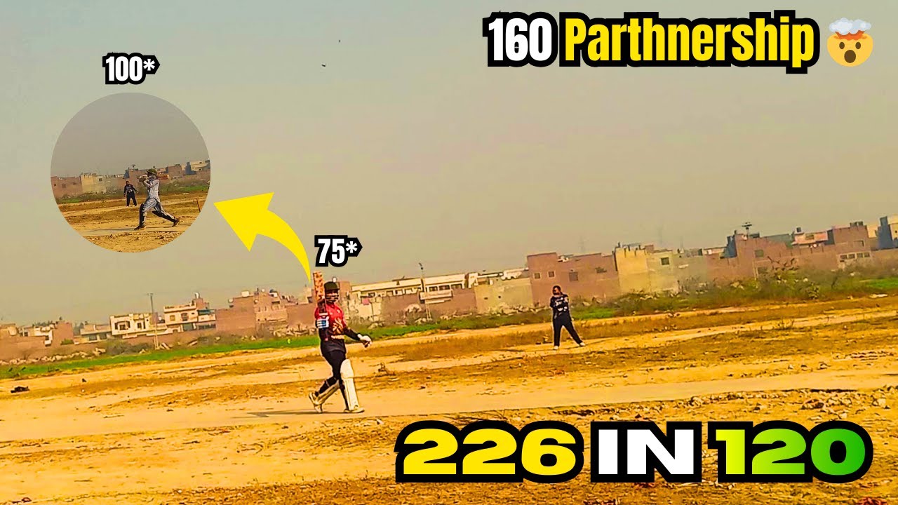 160 Parthership 🤯Mazak Mai  226 Ka Target Set Kar deya 🤣