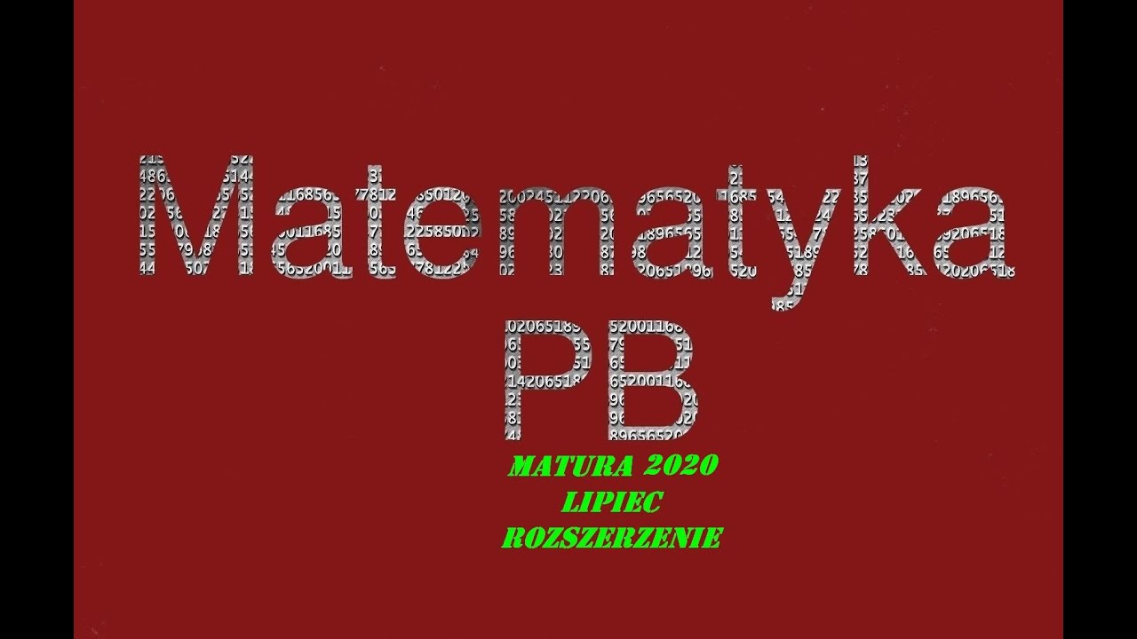 Matura 2020 lipiec poziom rozszerzony 12. Geometria analityczna